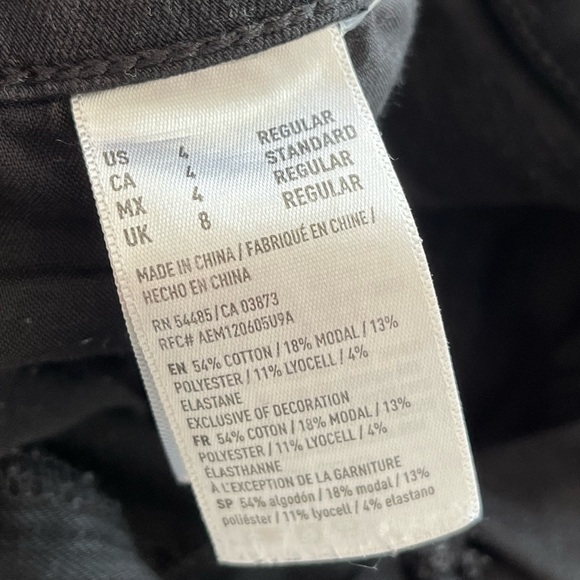 American Eagle Women's Black Jeans size 4 - Picture 5 of 5
